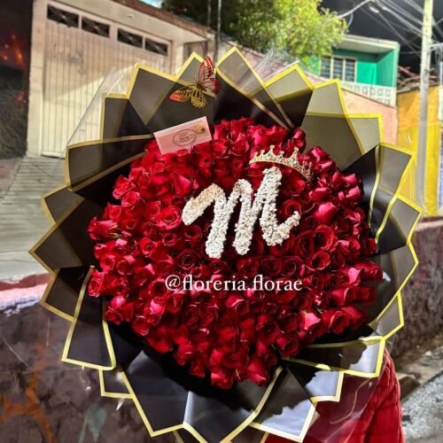 ramo 160 rosas con letra