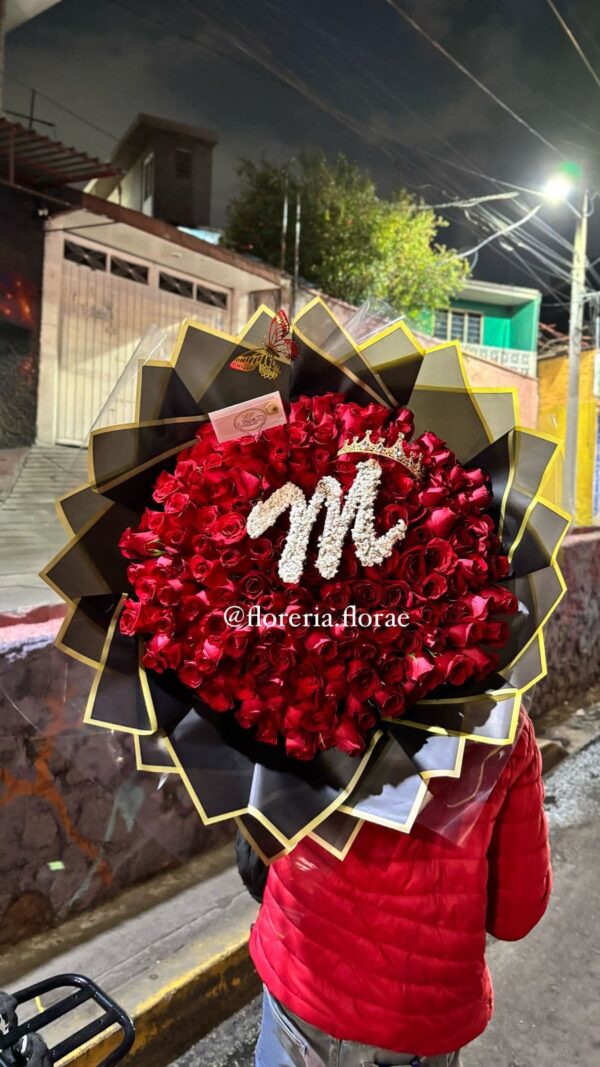 ramo 160 rosas con letra
