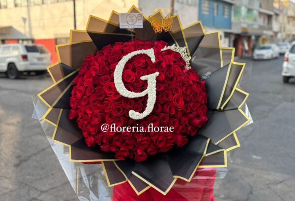 ramo buchon 160 rosas rojas