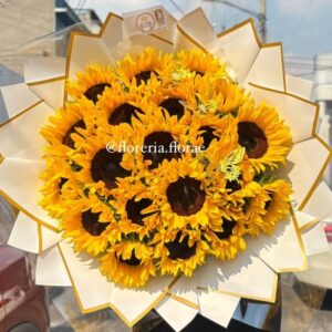 ramo buchon 20 girasoles