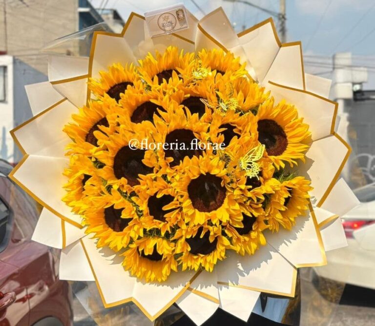ramo buchon 20 girasoles