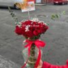 jarron de 24 rosas rojas