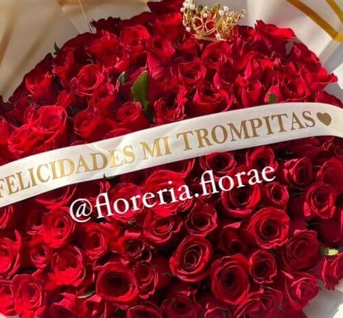 ramo 100 rosas rojas