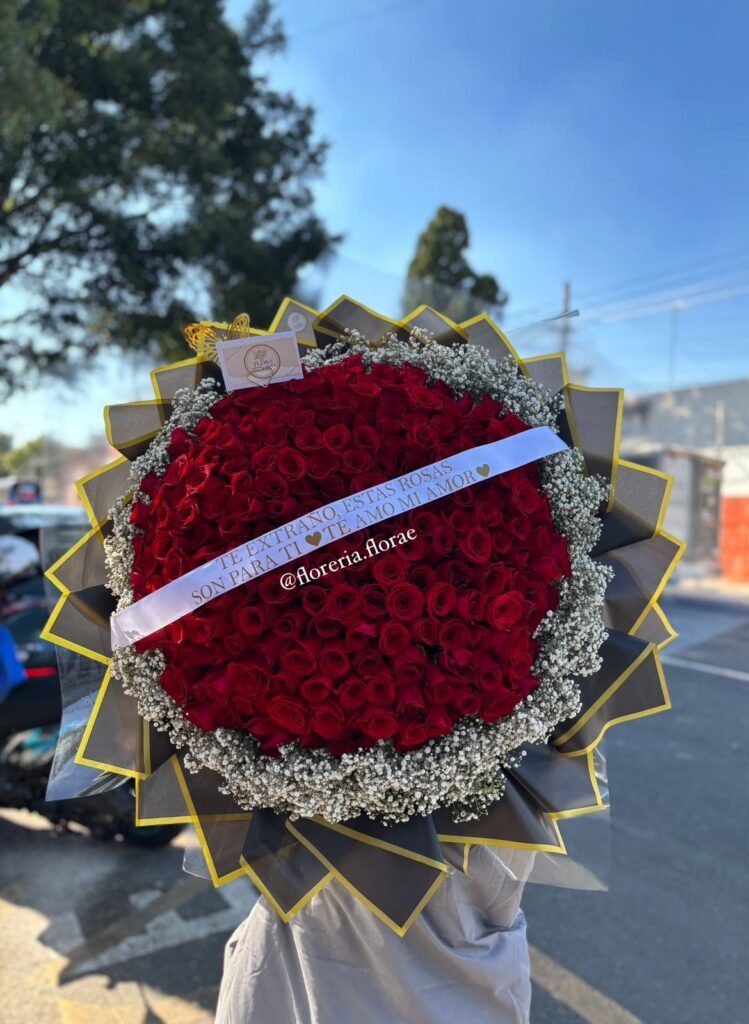 ramo de 200 rosas rojas