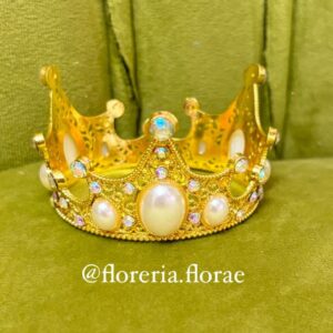 corona chica para ramo de rosas