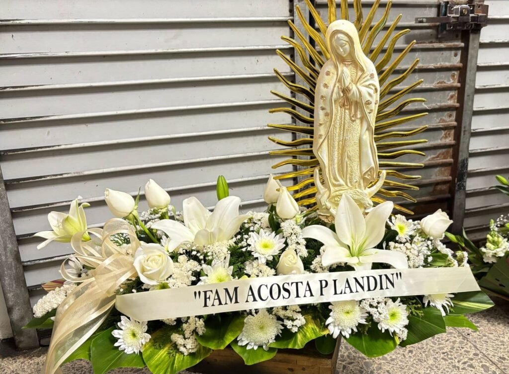 arreglo funebre virgen