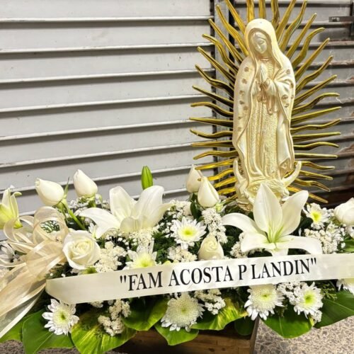 arreglo funebre virgen