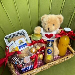 desayuno sorpresa con peluche