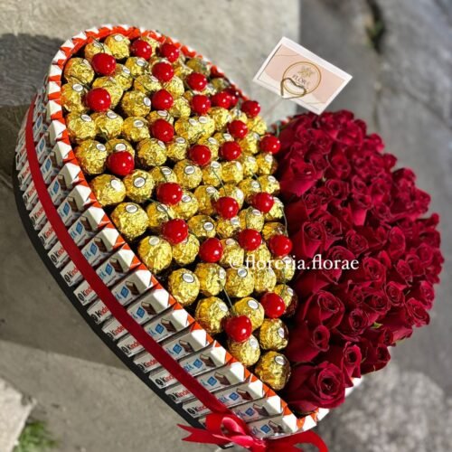 Corazon enamorado chocolates