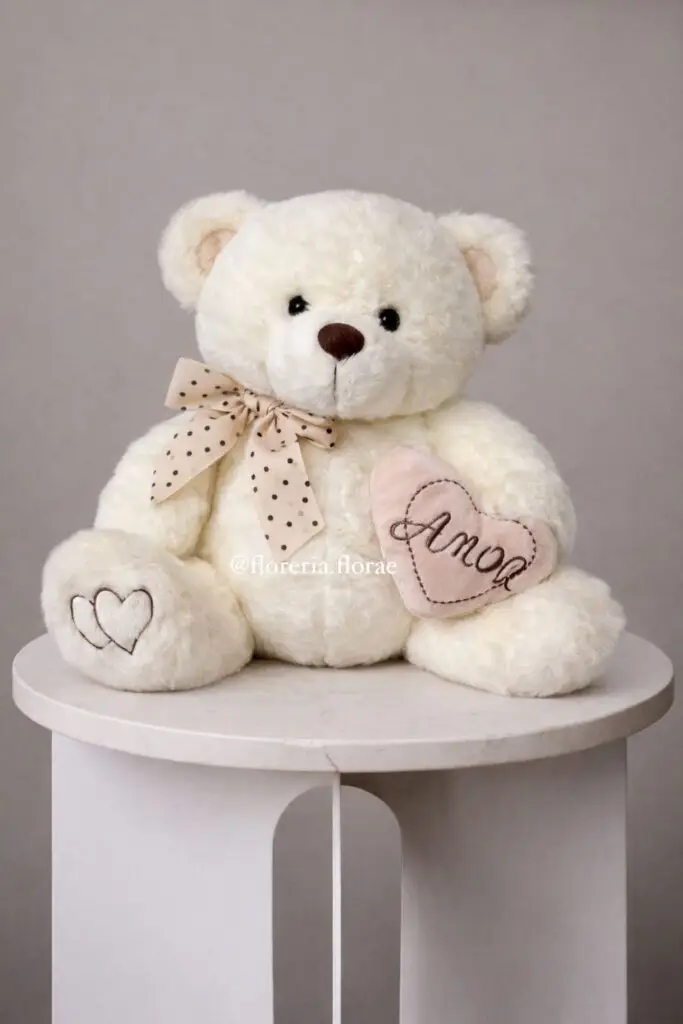 osito peluche white