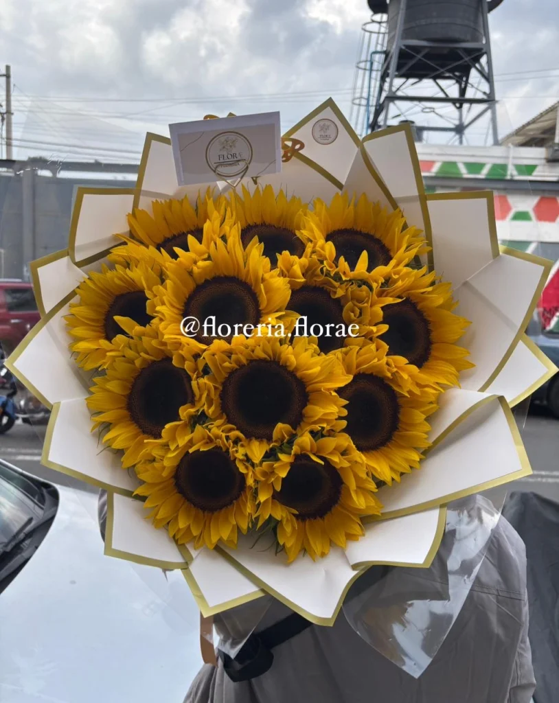 ramo 10 girasoles floreria en cdmx floreria florae