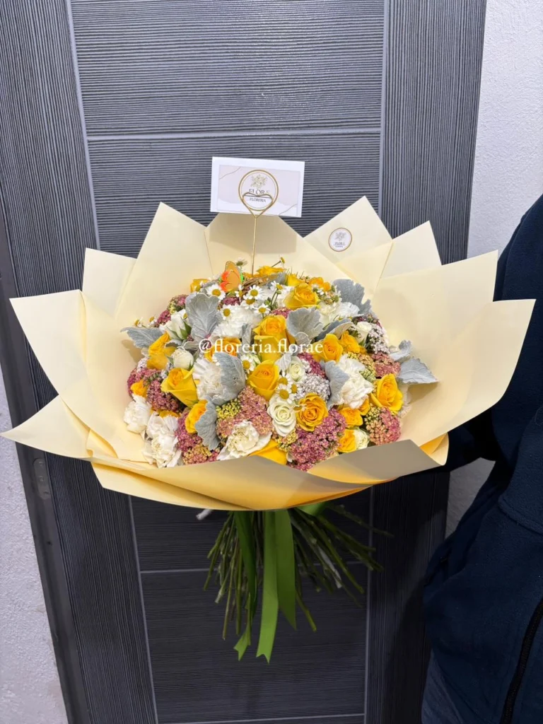 bouquete florencia amarillo
